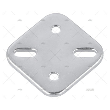 PLACA INOX 44X44mm