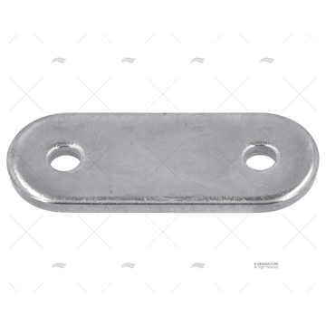 PLACA INOX 19x51mm