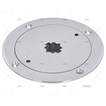 TAPA REGISTRO INOX 142mm