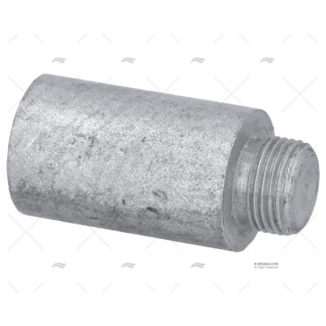 ANODO ZINC CATERP. 25x50mm 3/8"G