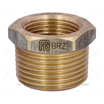 REDUCCION BRONCE M-H 1"-3/4" GUIDI REDUCCION BRONCE M-H 1"-3/4" GUIDI (15)