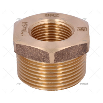 REDUCCION BRONCE M-H 1"1/4-3/4" GUIDI REDUCCION BRONCE M-H 1"1/4-3/4" GUIDI (1