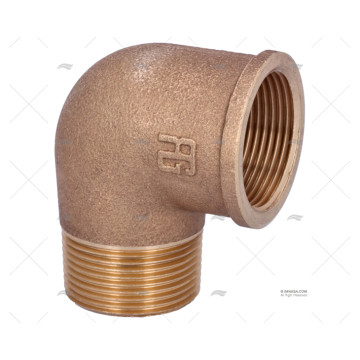 CODO BRONCE M-H 90º 1"1/4 GUIDI CODO BRONCE M-H 90º 1"1/4 GUIDI (6)