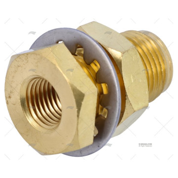 CONECTOR PASAMUROS 1/4"NPT