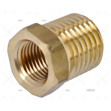 REDUCTOR RACORD 1/4" NPT MACHO - 1/8" FN