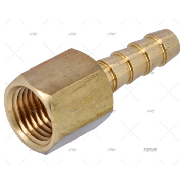 CONECTOR HEMBRA 1/4" TUBO 1/4"