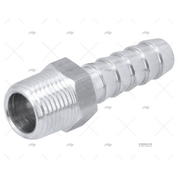 CONECTOR ALUMINIO TUBO 3/8" - 3/8"NPT