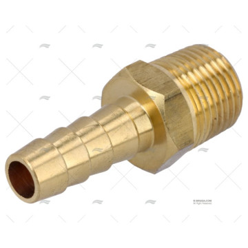 CONECTOR UNIVERSAL TUBO 10MM - ROSCA 3/