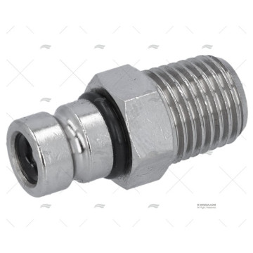 ADAPTADOR TANQUE BRONCE CROMADO SUZUKI