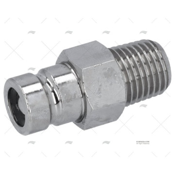 ADAPTADOR BRONCE CROMADO SUZUKI 75&UP