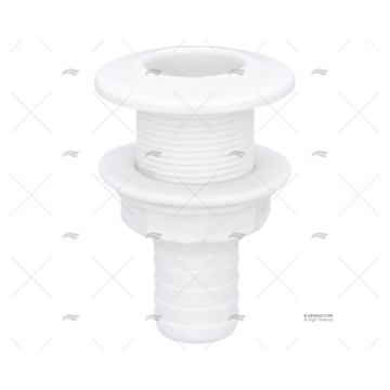 PASACASCO EN PVC BLANCO 1"1/4x30mm