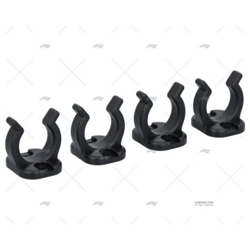 CLIP NYLON NEGRO 19MM (4u)