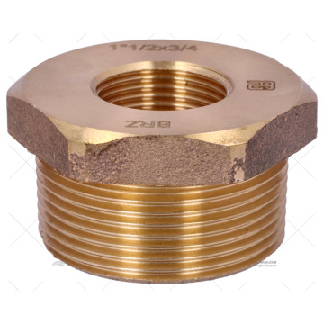 REDUCCION BRONCE M-H 1"1/2 - 3/4" GUIDI REDUCCION BRONCE M-H 1"1/2 - 3/4" GUIDI