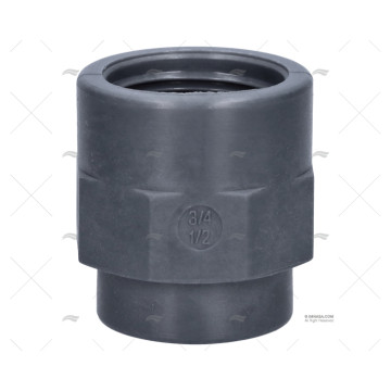 MANGUITO REDUC. H-H BSP PP 3/4"x1/2"