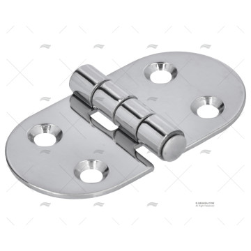 BISAGRA INOX REDONDEADA SIMETRICA