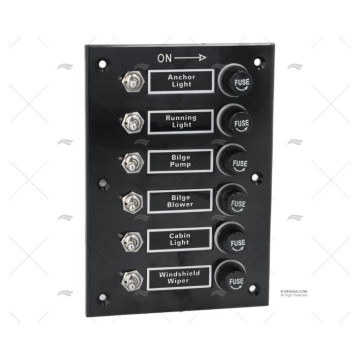 PANEL INTERRUPTOR C/INTERR. Y 6 FUSIBLES