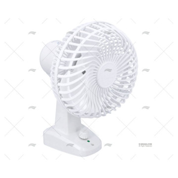 VENTILADOR PLASTICO BLANCO 12-24V