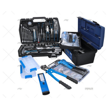 KIT MALETA HERRAMIENTAS COMPLETO TALLER - 42 + 81 PCS-