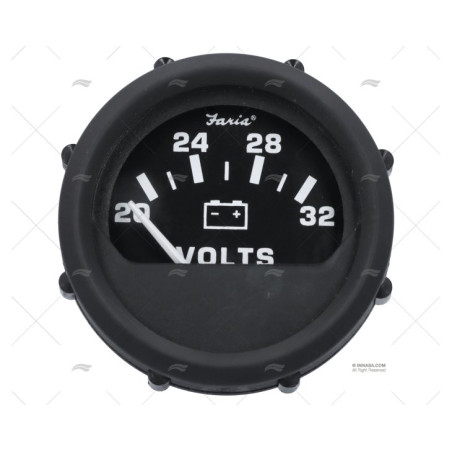 VOLTIMETRO FRN 20-32V NEGRO