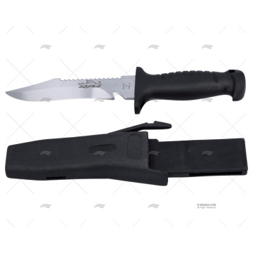 CUCHILLO SUBMARINISMO NEGRO MAC COLTELLERIE