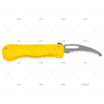 CUCHILLO FLOTANTE RESCUE AMARILLO 20Cm MAC COLTELLERIE