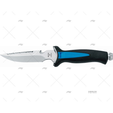 CUCHILLO DIVING CON FUNDA AZUL OEM AQUATYS MAC COLTELLERIE