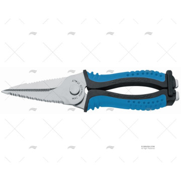 CUCHILLO TIJERA CON FUNDA AZUL MAC COLTELLERIE