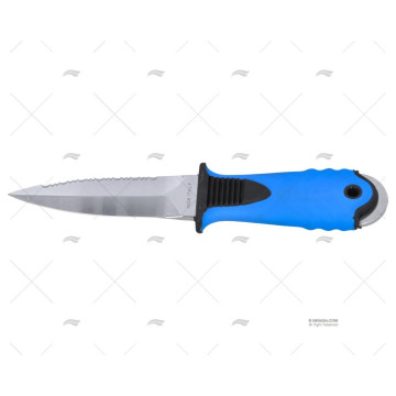 CUCHILLO DIVING CON FUNDA AZUL OEM TEKNO DAGA MAC COLTELLERIE