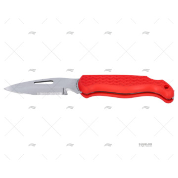 CUCHILLO NAUTICA ROJ 20-H8.5cm