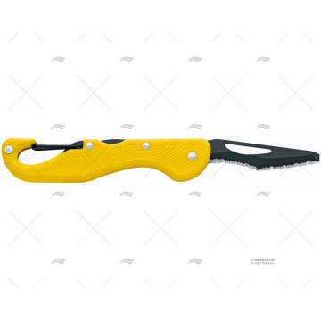 CUCHILLO RESCUE PLEGABLE AMARILLO