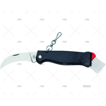 CUCHILLO SETAS PLEG ROJO 18-H7.5cm