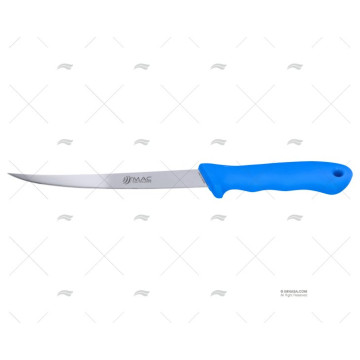 CUCHILLO PESCA CON FUNDA AZUL MAC COLTELLERIE