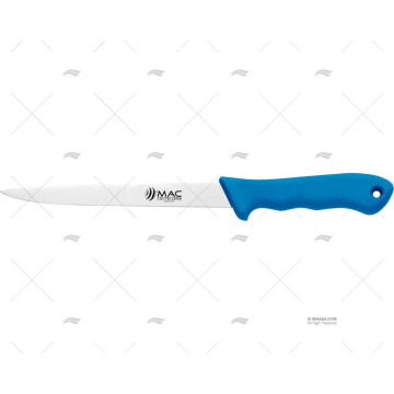 CUCHILLO PESCA R CON FUNDA AZUL 31.5-H18cm MAC COLTELLERIE