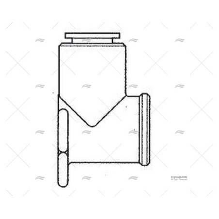 CODO PARED 15 MILIMETROS x 1/2" BSP