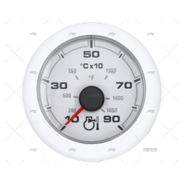 PIROMETRO OL 900º 12/24V 52mm BLAN