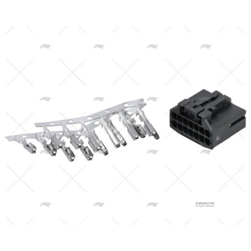 KIT CONECTOR 14PIN VL (CONECTOR+PINES)