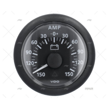 AMPERIMETRO VLN 12/24V 150AMP 52mm