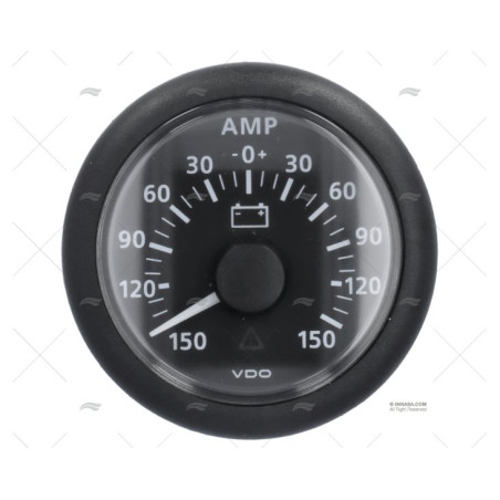 AMPERIMETRO VLN 12/24V 150AMP 52mm