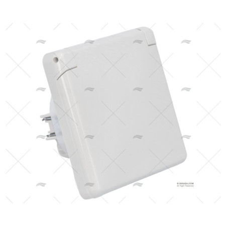 BASE ELEC ESTANCA CON TAPA IP44