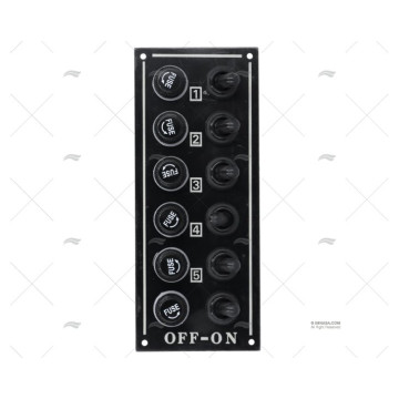 PANEL INTERRUPTOR 6 FUSIBLES