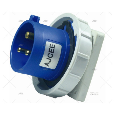 BASE ELECTRICA POPA MACHO 230V 16A 3P 6h IP6