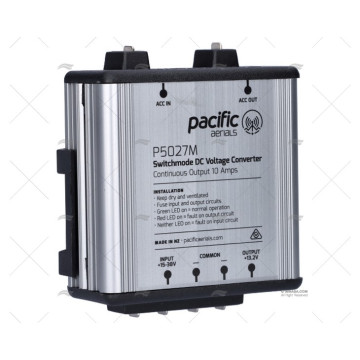 CONVERTIDOR DC-DC 24-12V 10AMP MEMORIA PACIFIC AERIALS