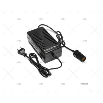 CONVERTIDOR 220V-12V 12A TOMA MECHER