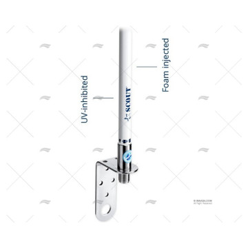 ANTENA VHF 0.9 m CON VELETA WINDEX SCOUT