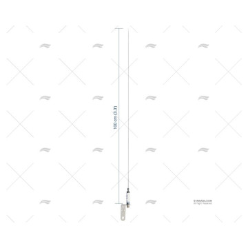 ANTENA VHF 1.00 m INOX SAIL SCOUT