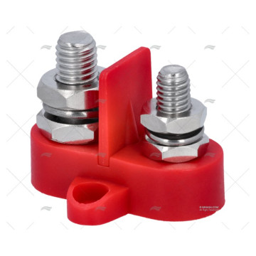 TERMINAL DOBLE ROJO M8-M10 C/ SEPARADOR