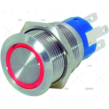 INTERRUPTORES 12-24V CON LED ROJO 5A