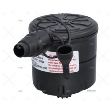 MANCHA ELECTRICA 12V ABS NEGRO MINI