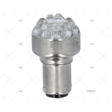 LAMPARA BA15D 24V LED 2W BLANCA