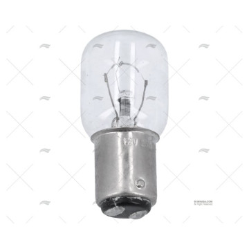 LAMPARA BA15D 12V 25W 45x68 CRISTAL CLA